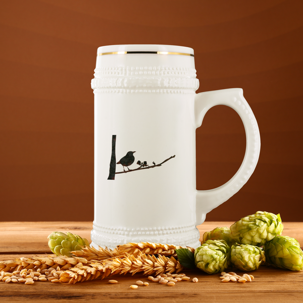 Black Bird Beer Stein