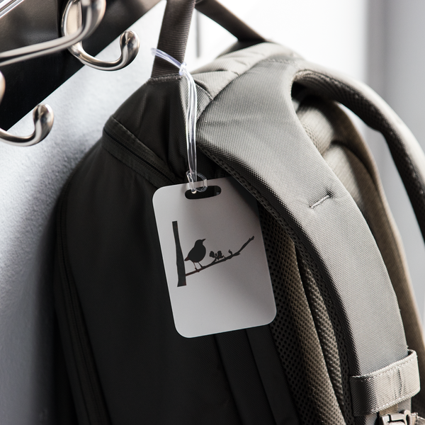 Black Bird Luggage Tag