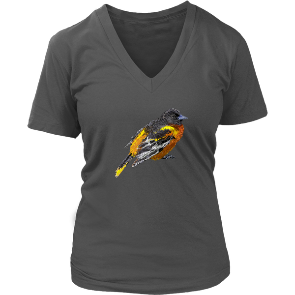 Baltimore Oriole Women's V-Neck