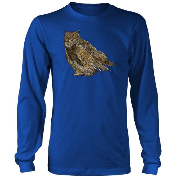 Great Horned Owl Long Sleeve Shirt