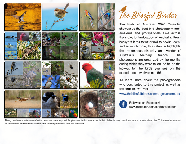 The Birds of Australia: 2020 Calendar
