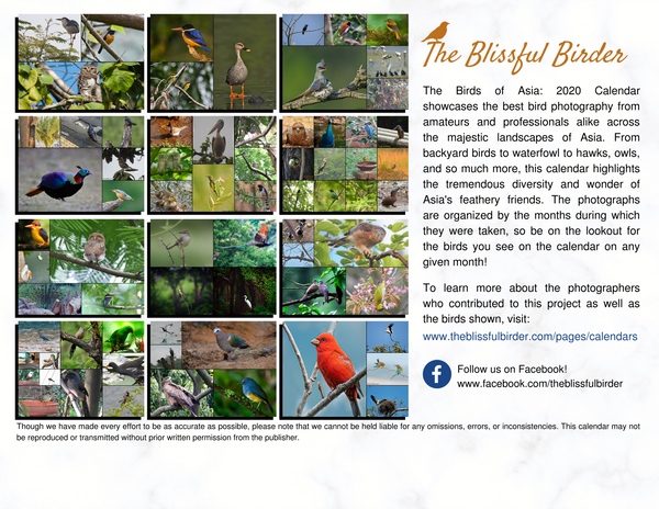 The Birds of Asia: 2020 Calendar