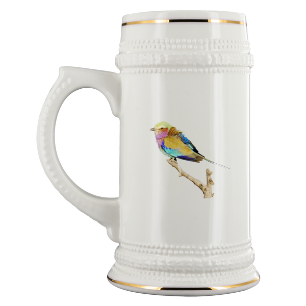 Lilac-breasted Roller Beer Stein