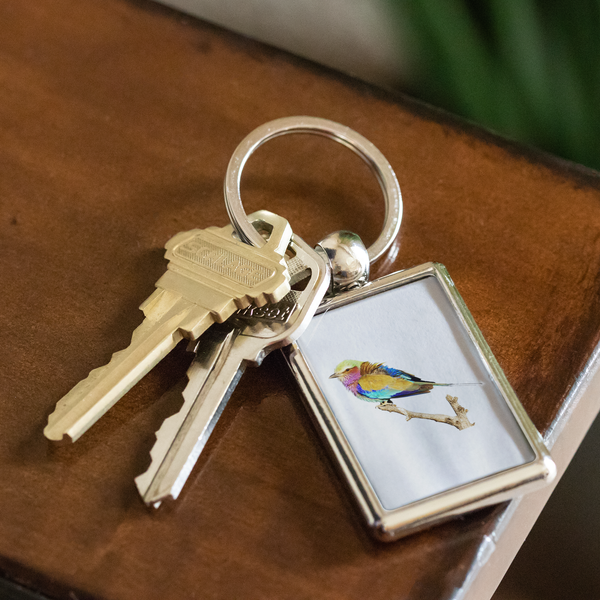 Lilac-breasted Roller Keychain