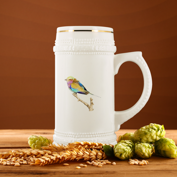 Lilac-breasted Roller Beer Stein