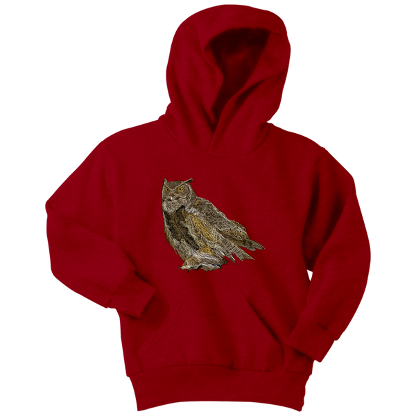 Great Horned Owl Youth Hoodie
