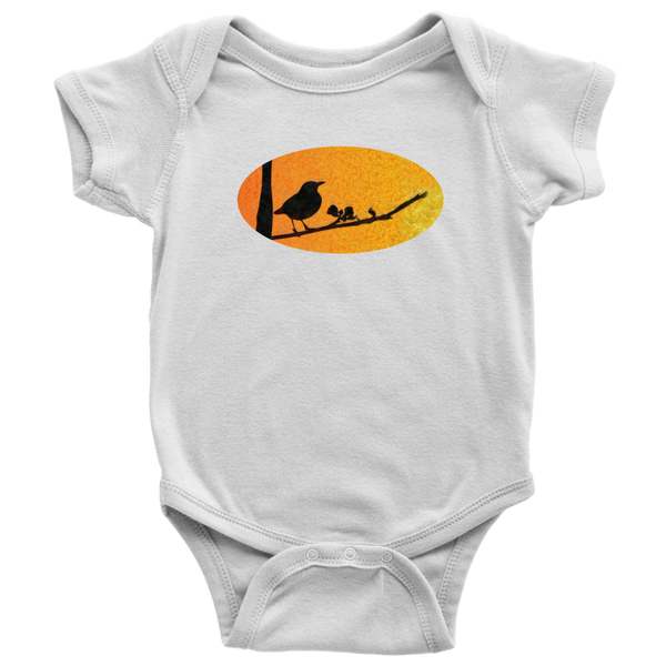 Black Bird Baby Bodysuit