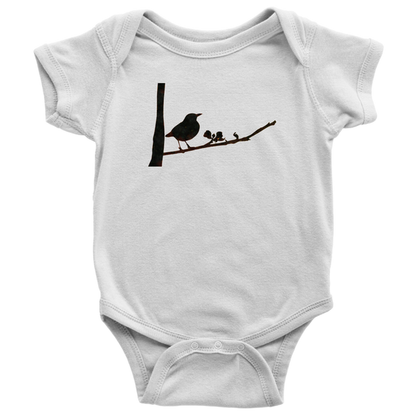 Black Bird Baby Bodysuit