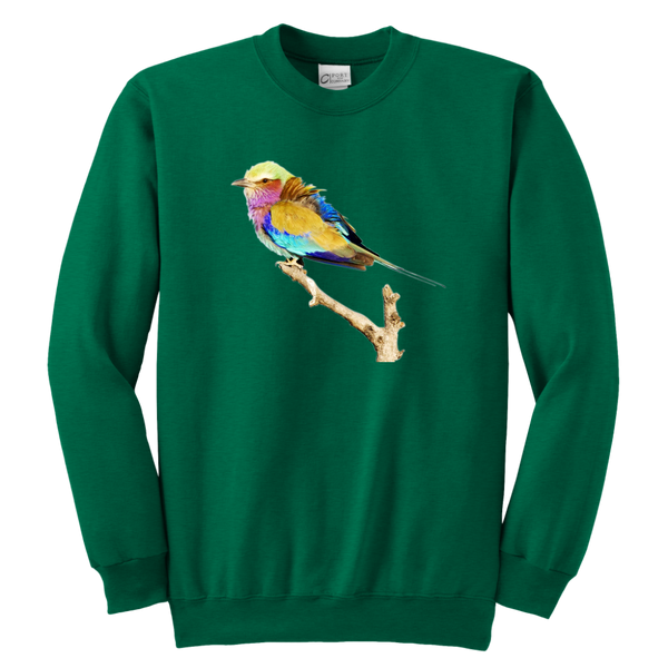Lilac-breasted Roller Youth Crewneck Sweatshirt