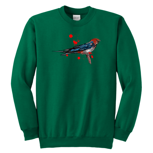 Lesser Striped Swallow Youth Crewneck Sweatshirt