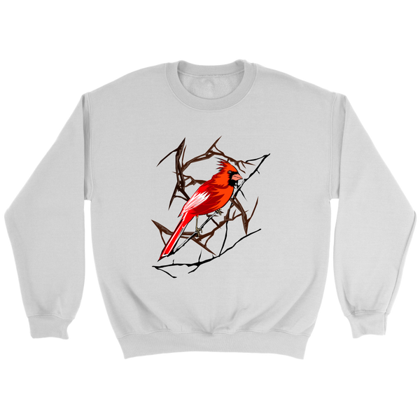 Northern Cardinal Bird Crewneck Sweatshirt