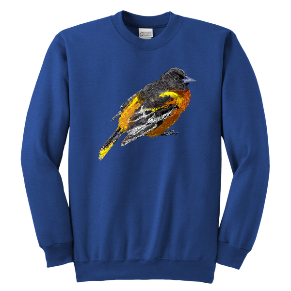 Baltimore Oriole Youth Crewneck Sweatshirt