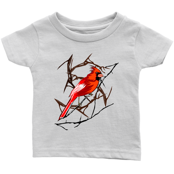 Northern Cardinal Bird Infant T-Shirt