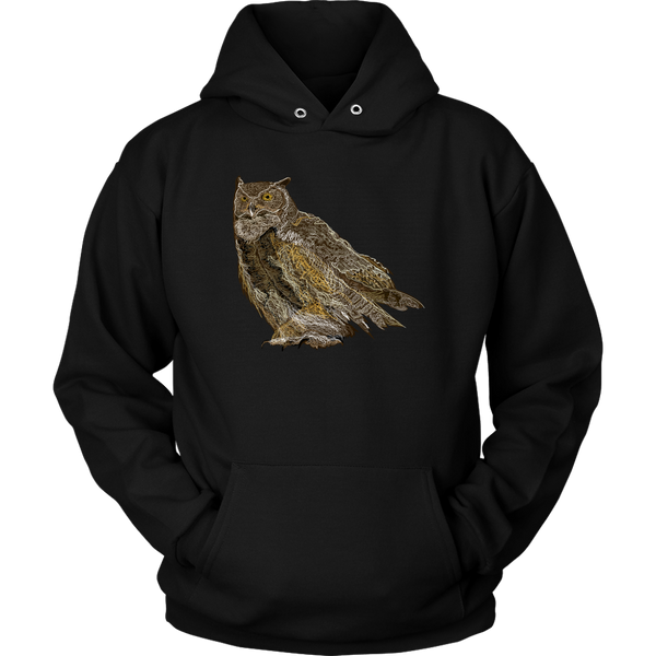 Great Horned Owl Unisex Hoodie