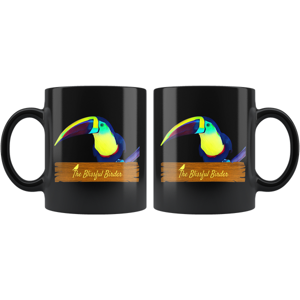 Toucan Black 11oz Mug