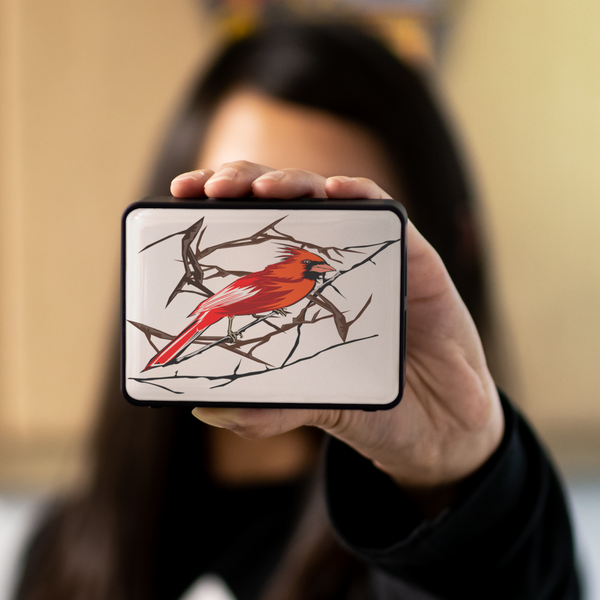 Northern Cardinal Bird Bluetooth Speaker Boxanne