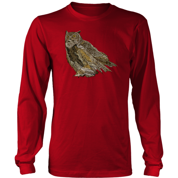 Great Horned Owl Long Sleeve Shirt