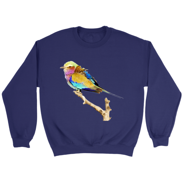 Lilac-breasted Roller Crewneck Sweatshirt