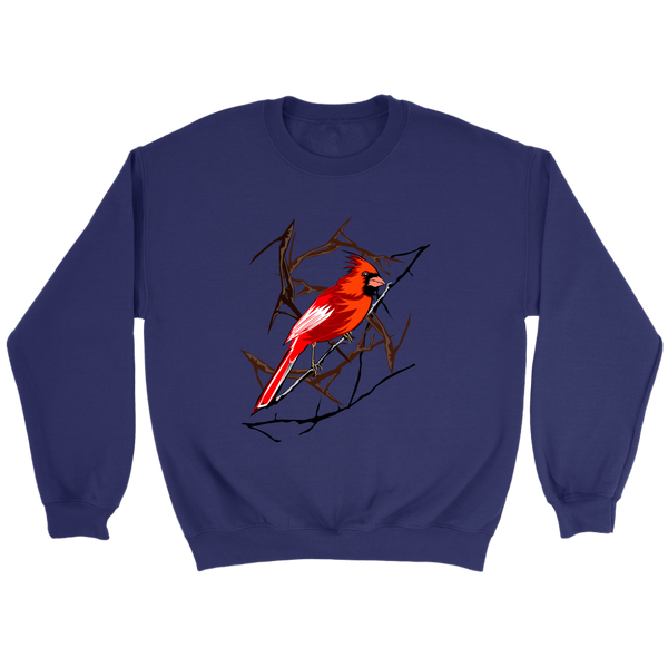 Northern Cardinal Bird Crewneck Sweatshirt