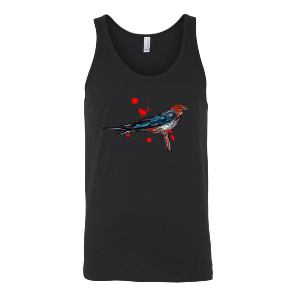 Lesser Striped Swallow Unisex Tank