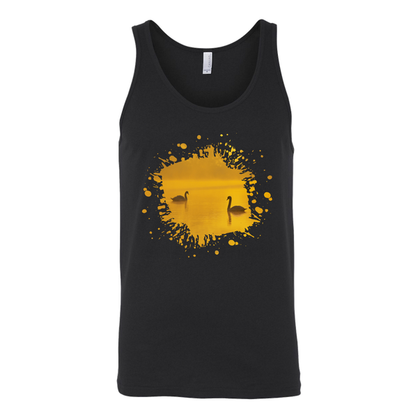 Swan Canvas Unisex Tank