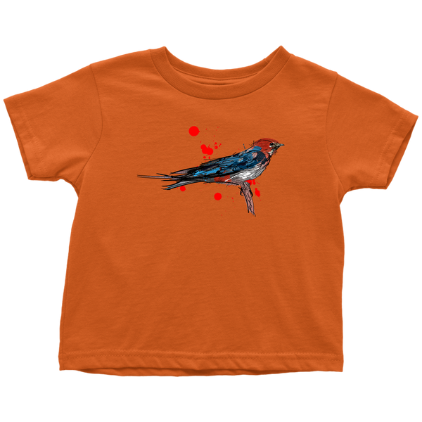 Lesser Striped Swallow Toddler T-Shirts