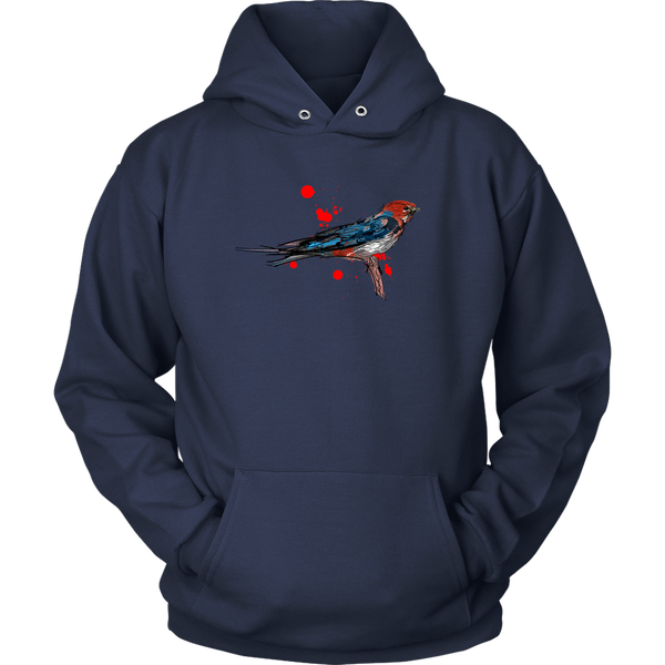 Lesser Striped Swallow Unisex Hoodie