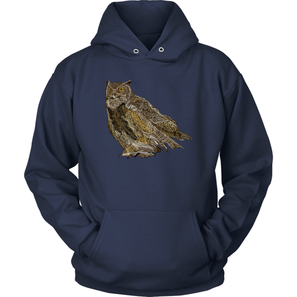 Great Horned Owl Unisex Hoodie