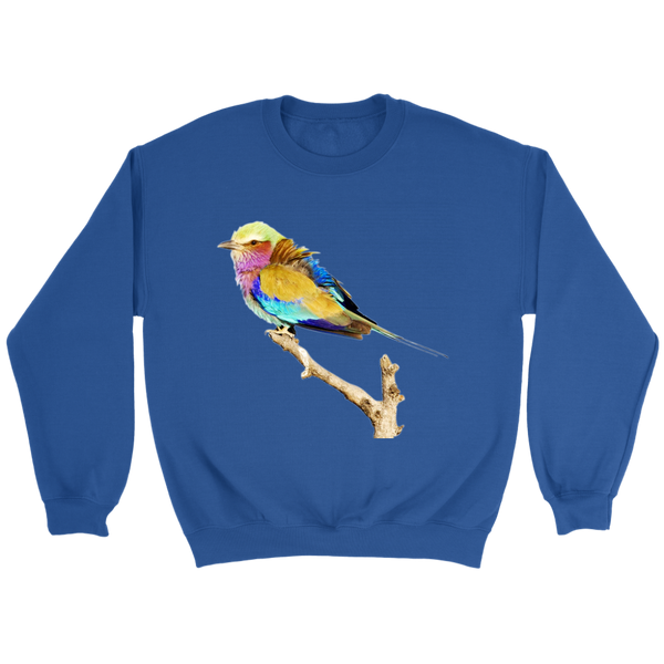 Lilac-breasted Roller Crewneck Sweatshirt