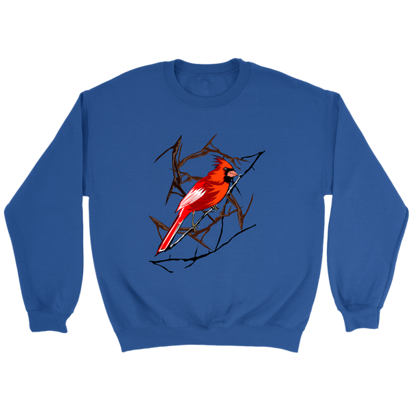 Northern Cardinal Bird Crewneck Sweatshirt