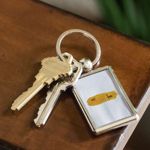 Swan Keychain