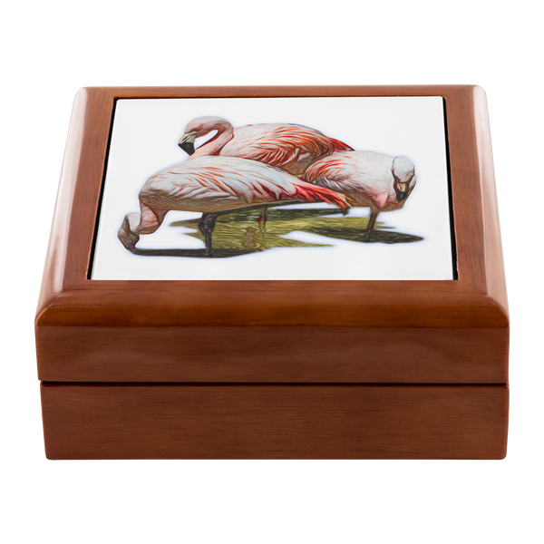 Flamingo Jewelry Box