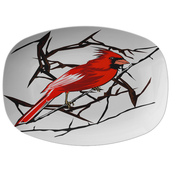 Northern Cardinal Bird Platter