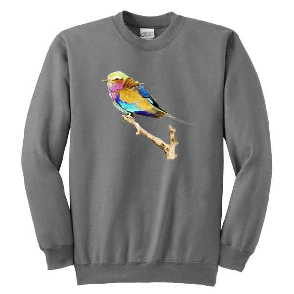 Lilac-breasted Roller Youth Crewneck Sweatshirt