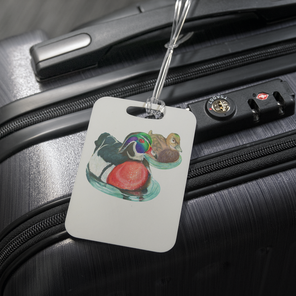 Wood Duck Luggage Tag
