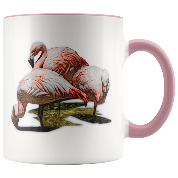 Flamingo Accent Mug