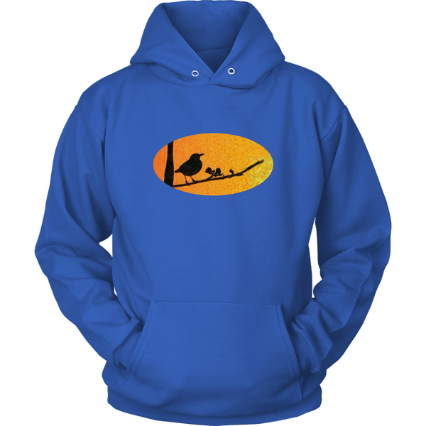 Black Bird Unisex Hoodie