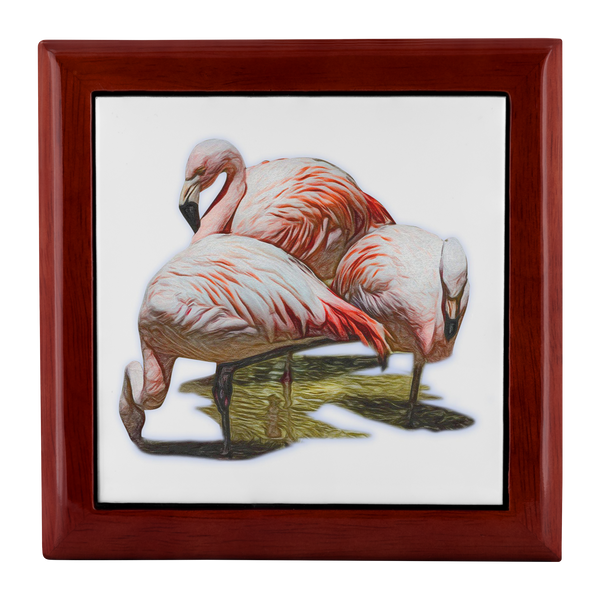Flamingo Jewelry Box