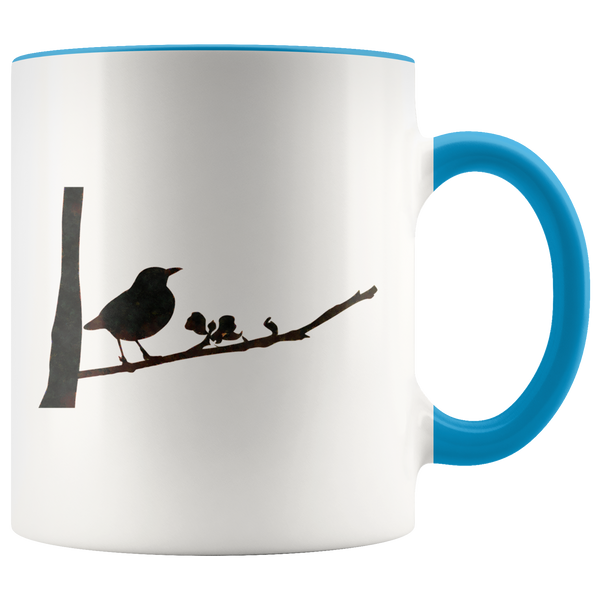 Black Bird Accent Mug