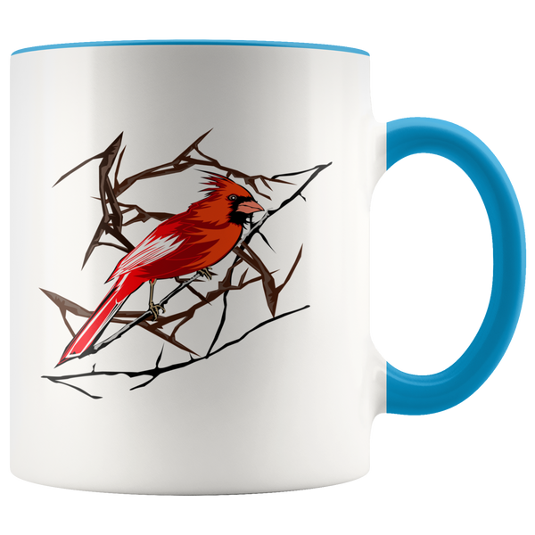 Northern Cardinal Bird Accent Mug