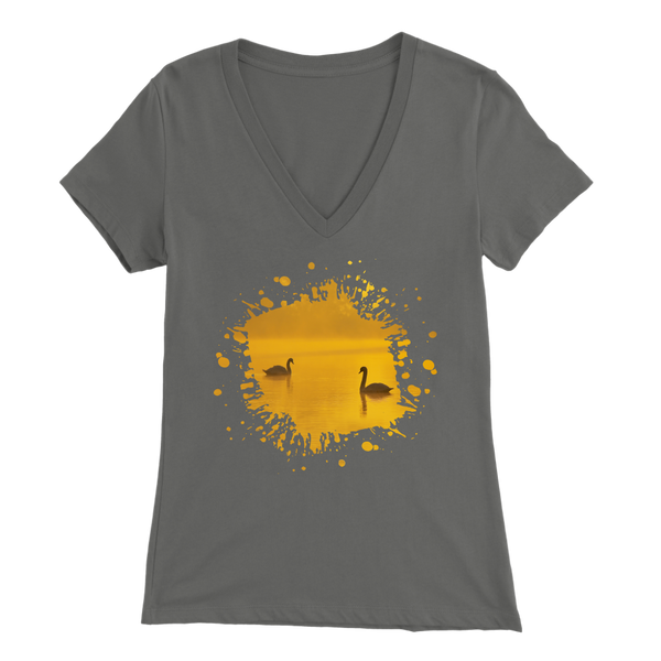 Swan Bella Womens V-Neck