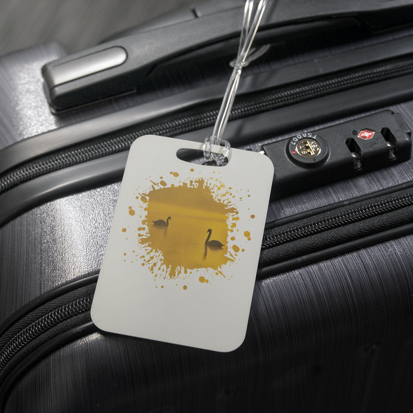 Swan Luggage Tag