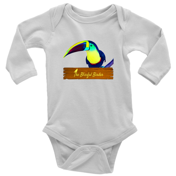 Toucan Long Sleeve Baby Bodysuit