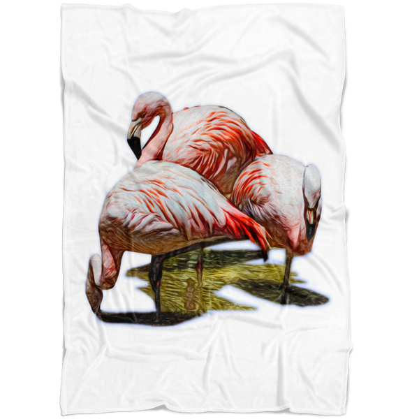 Flamingo Fleece Blanket
