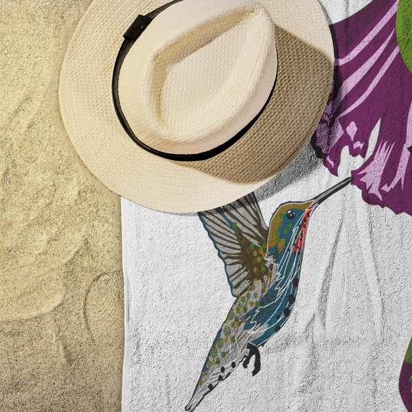 Hummingbird Beach Towel