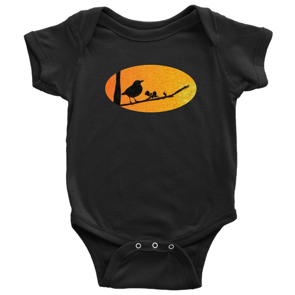 Black Bird Baby Bodysuit