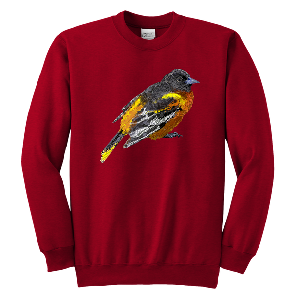 Baltimore Oriole Youth Crewneck Sweatshirt