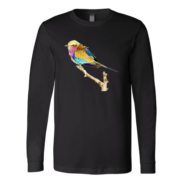 Lilac-breasted Roller Canvas Long Sleeve Shirt