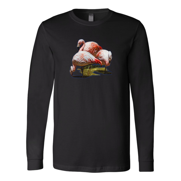 Flamingo Canvas Long Sleeve Shirt