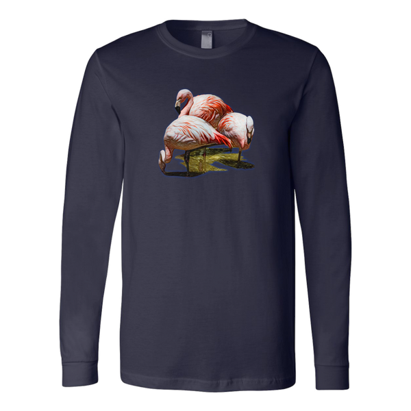 Flamingo Canvas Long Sleeve Shirt